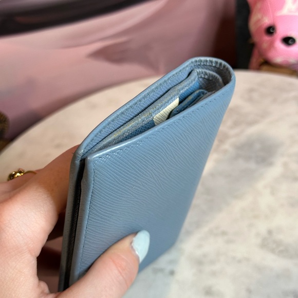 Prada Saffiano Leather Compact Wallet - Picture 10 of 15